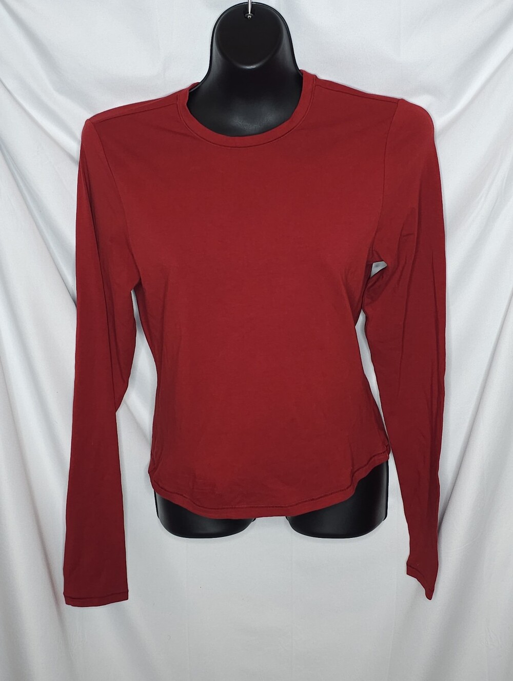 SKIMS Cotton Jersey Long Sleeve T-Shirt Ash AP-TSH-0647 Brick Size Large
